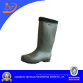 Gumboots de haste de aço em PVC